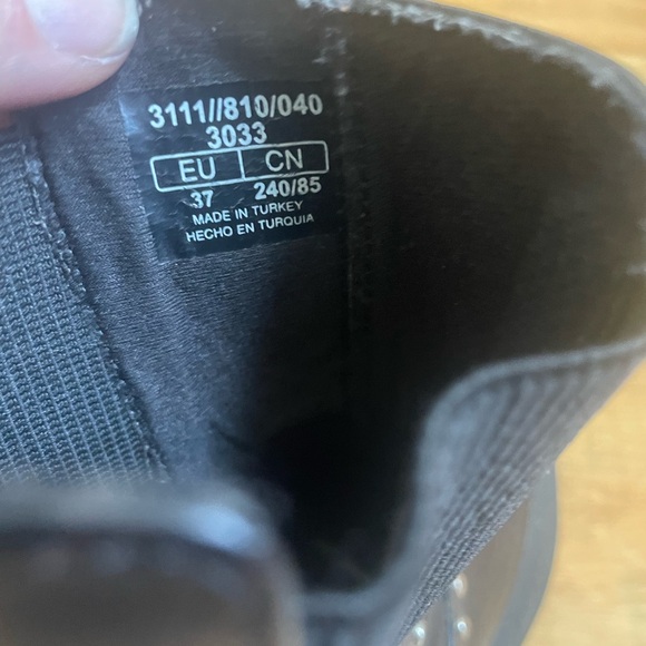 Zara Black Studded Ankle boots - Picture 5 of 7